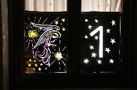 Adventfenster und Friedenslicht 2015